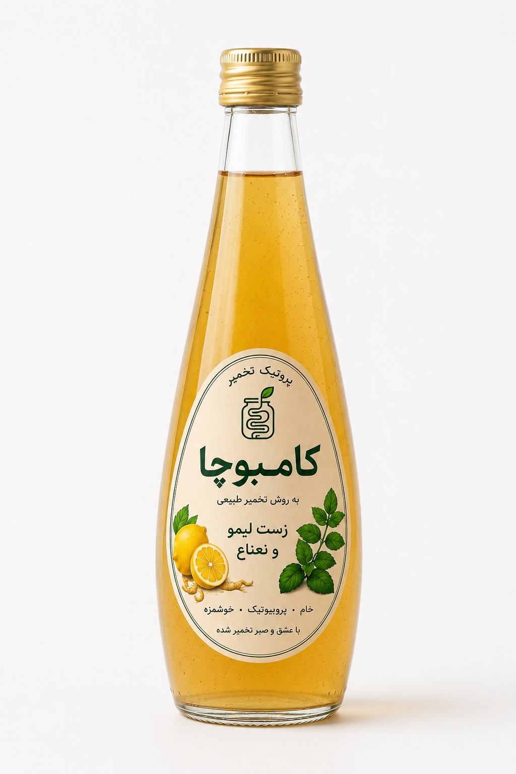 کامبوچا زست لیمو نعنا